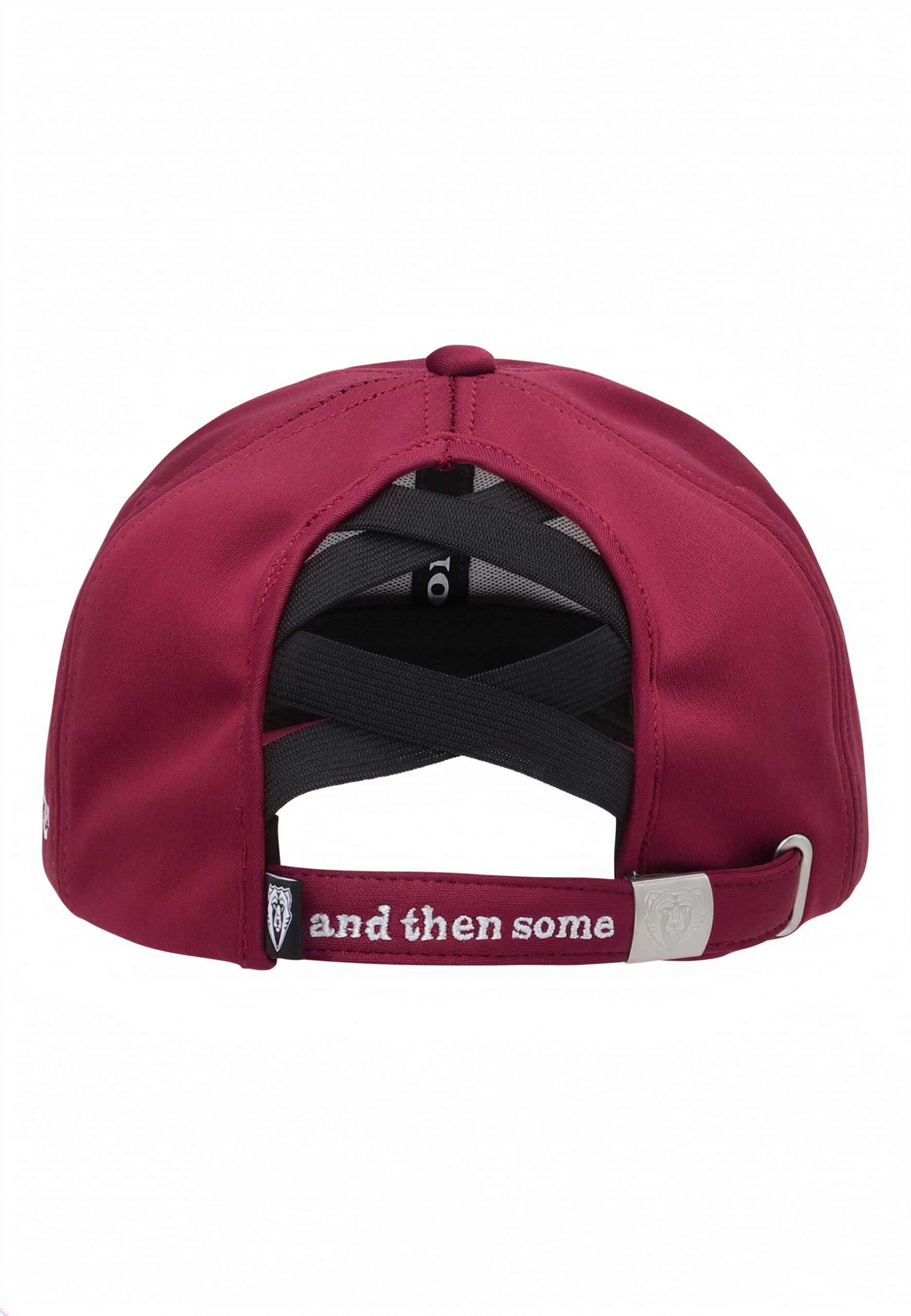 Burgundy cap back